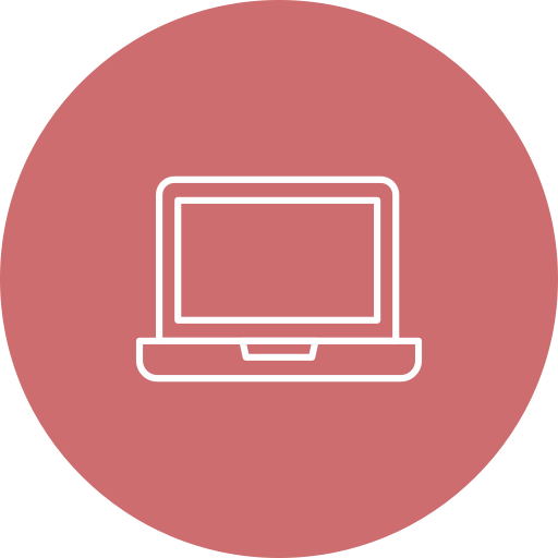 computadora portátil Generic color fill icono