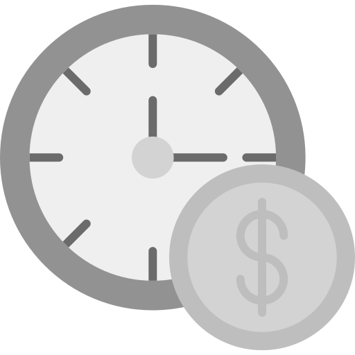 Time is money Generic color fill icon