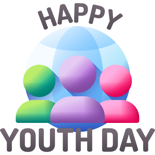 Youth day 3D Color icon