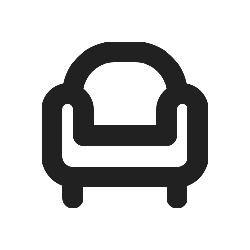 silla Generic black outline icono