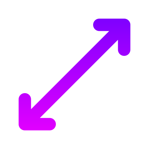 uitbreiden Generic gradient outline icoon