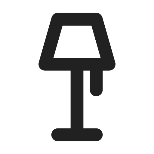lamp Generic black outline icoon