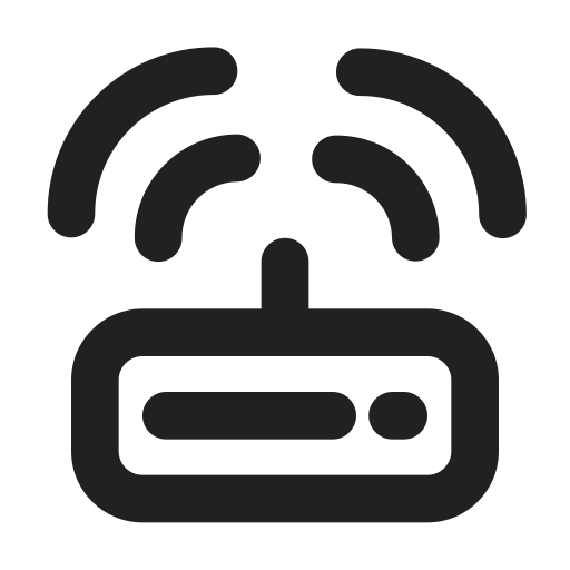 router de wifi Generic black outline icono