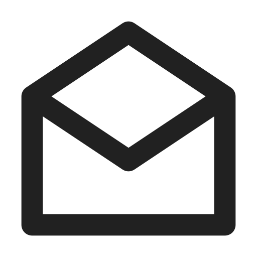 abrir correo Generic black outline icono