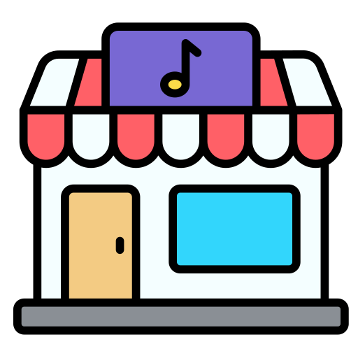 Music store Generic color lineal-color icon