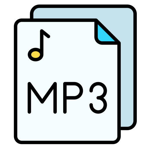 mp3 Generic color lineal-color ikona