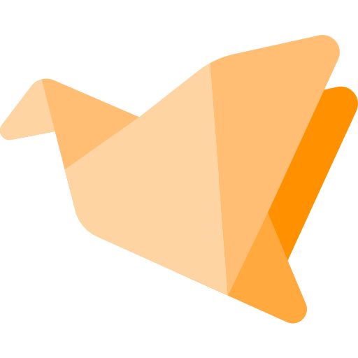 origami Kawaii Flat icona