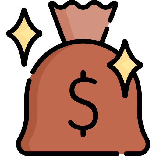 Bolsa de dinero Special Lineal color icono