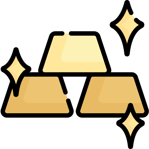 Gold ingot Special Lineal color icon