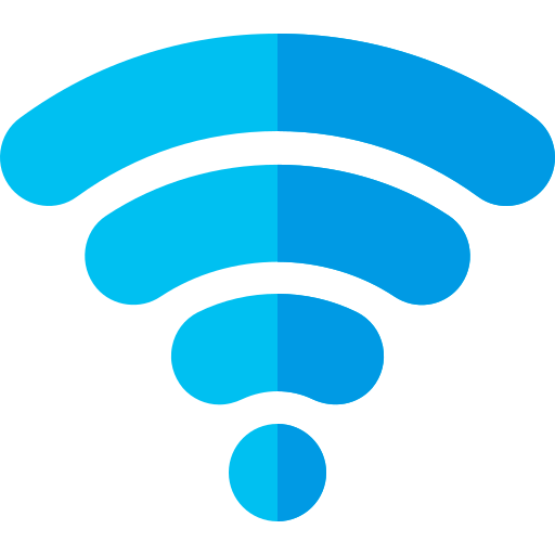 wi-fi信号 Basic Rounded Flat icon
