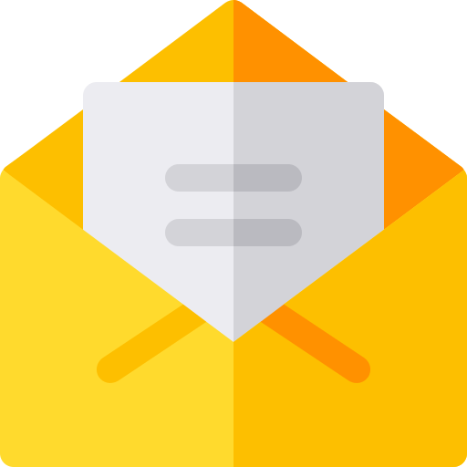 email Basic Rounded Flat Icône