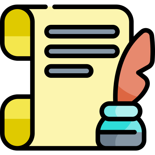 Parchment Kawaii Lineal color icon