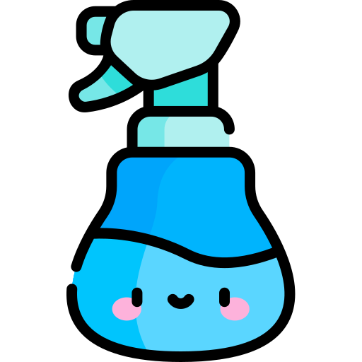 Spray Kawaii Lineal color icono
