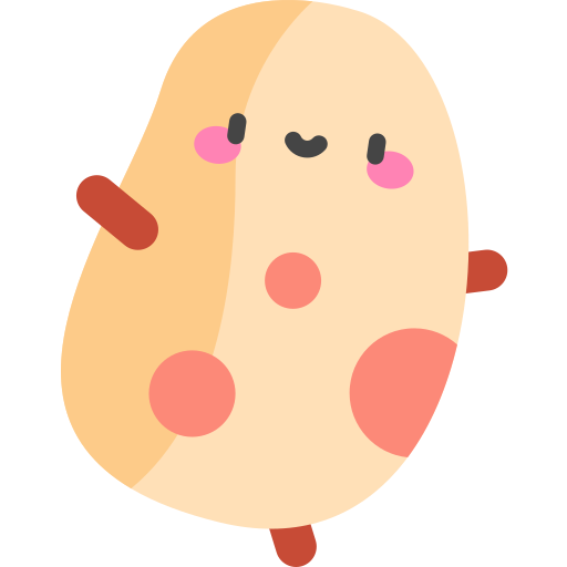 Potato Kawaii Flat icon