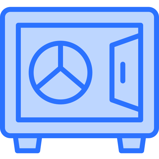 cassetta di sicurezza Generic color lineal-color icona