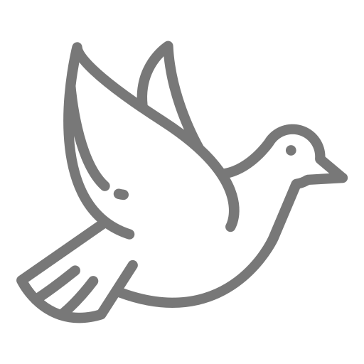 colomba della pace Generic outline icona
