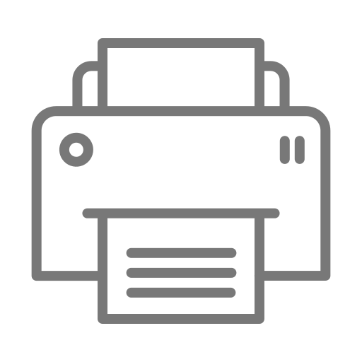 desktopprinter Generic outline icoon