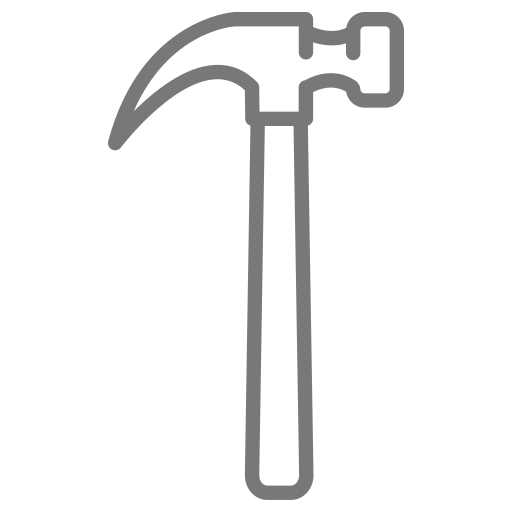 Металлический молоток Generic outline иконка