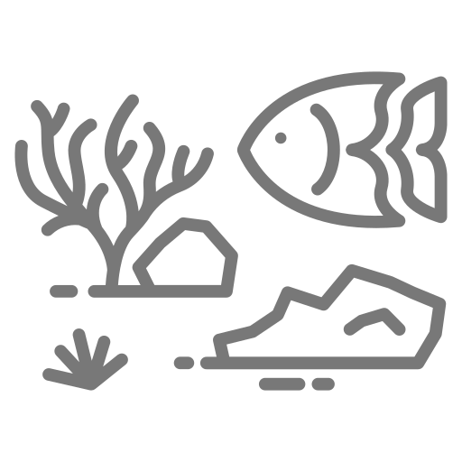 Great barrier reef Generic outline icon