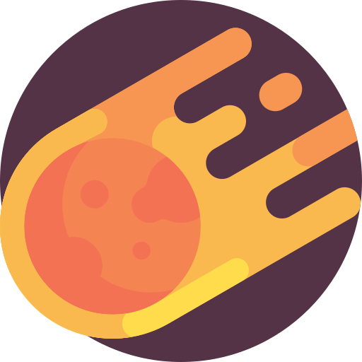 Meteoro Detailed Flat Circular Flat icono