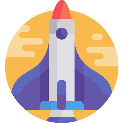 rakete Detailed Flat Circular Flat icon