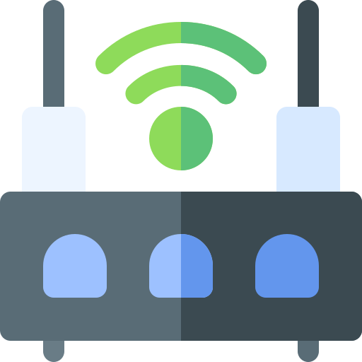 Router Basic Rounded Flat icon