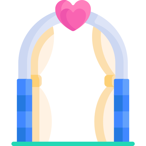 arco de la boda Special Flat icono