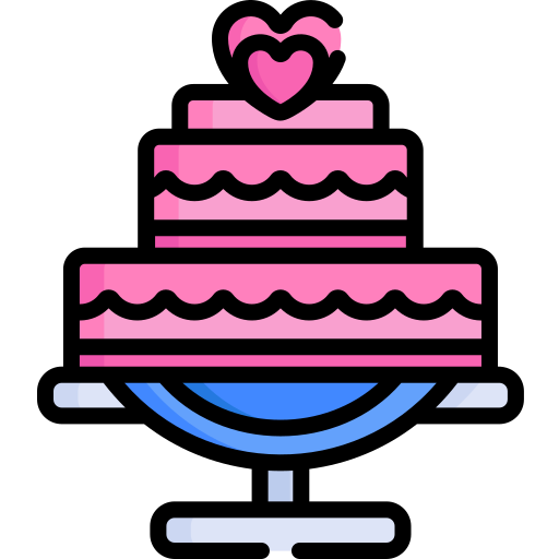 Свадебный пирог Special Lineal color иконка