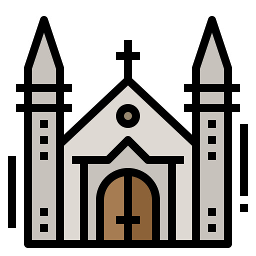 Iglesia Nhor Phai Lineal Color icono