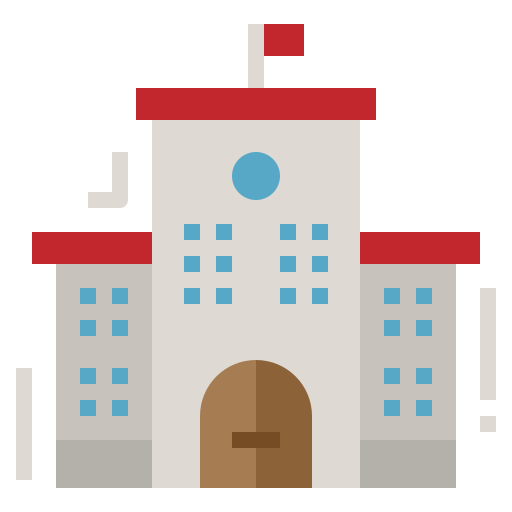 学校 Nhor Phai Flat icon