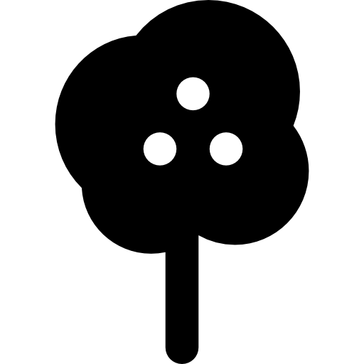 drzewo owocowe Basic Rounded Filled ikona