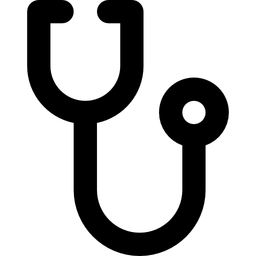 Stethoscope Basic Rounded Filled icon