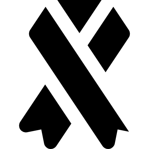 Ribbon Basic Rounded Filled icon