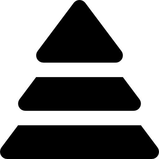árbol de navidad Basic Rounded Filled icono