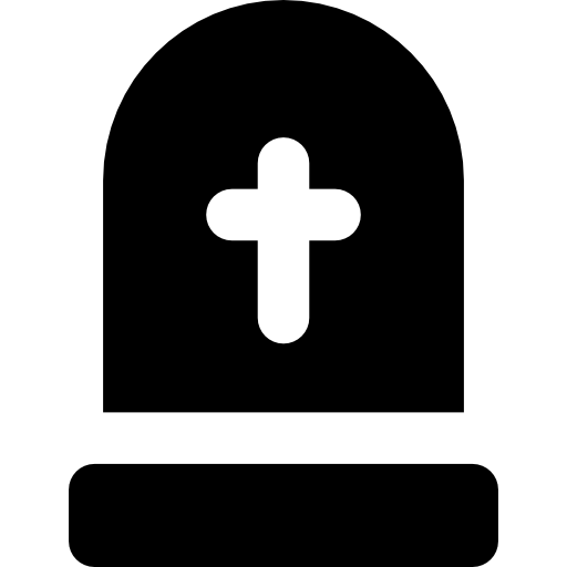 ataúd Basic Rounded Filled icono