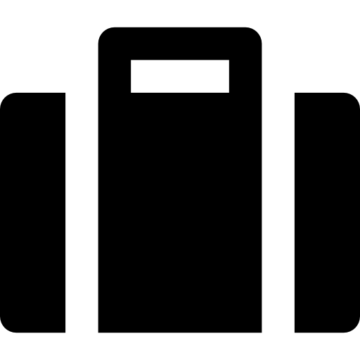 Luggage Basic Rounded Filled icon