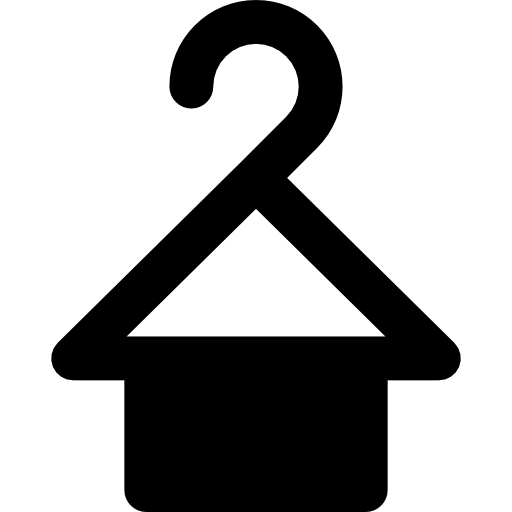 percha Basic Rounded Filled icono