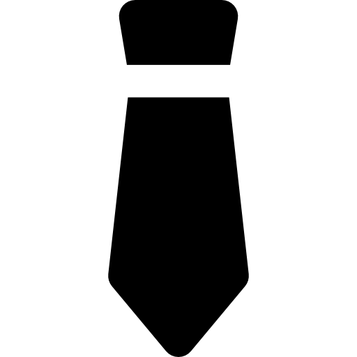 cravatta Basic Rounded Filled icona