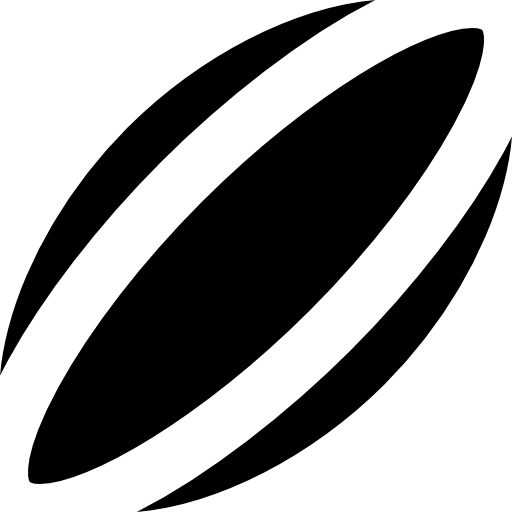 rugby Basic Rounded Filled icono