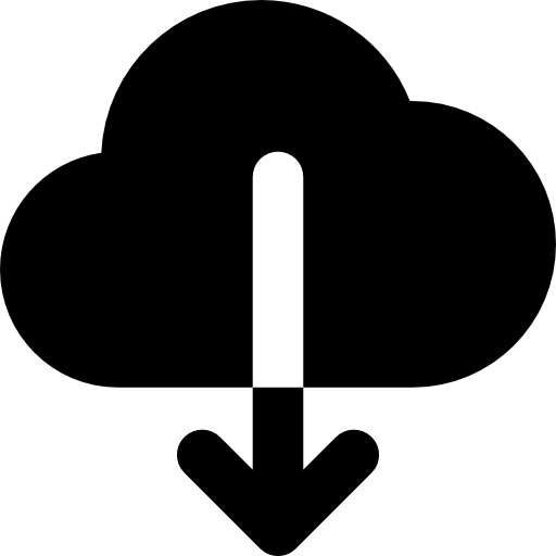 cloud computing Basic Rounded Filled icon