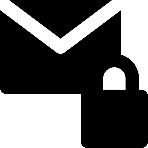 e-mail Basic Rounded Filled icona