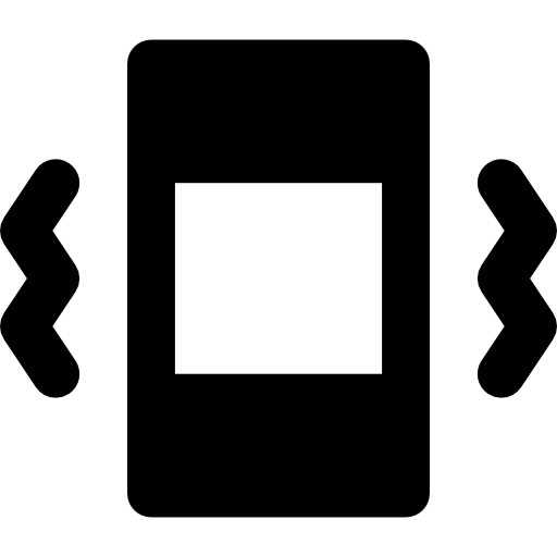 teléfono móvil Basic Rounded Filled icono