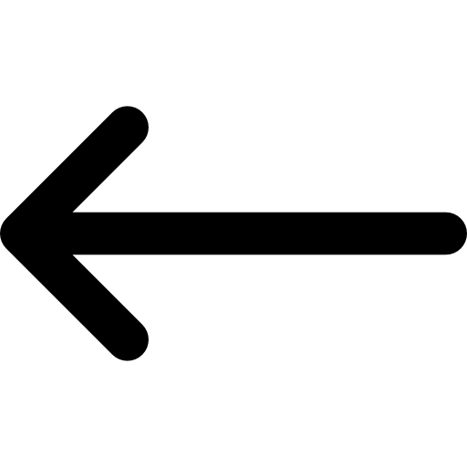 左矢印 Basic Rounded Filled icon