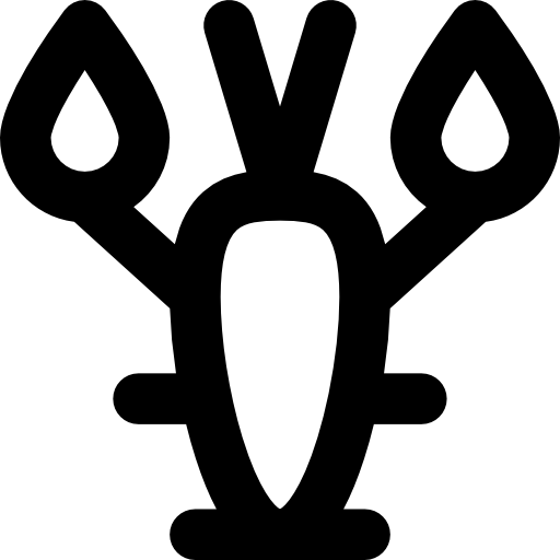 langosta Basic Rounded Lineal icono