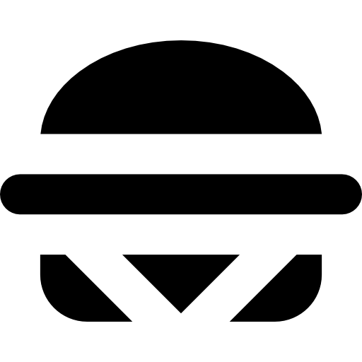 hamburguesa con queso Basic Rounded Filled icono
