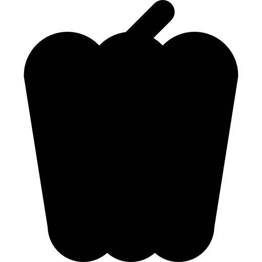 Bell pepper Basic Rounded Filled icon