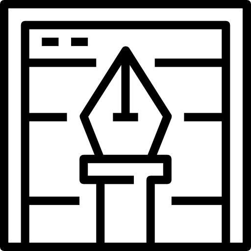 projektowanie stron Accurate Lineal ikona