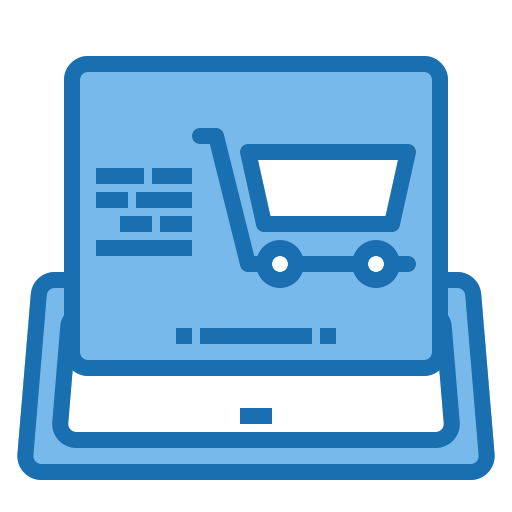 Shopping online Phatplus Blue icon