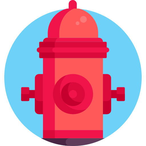 hydrant Detailed Flat Circular Flat ikona