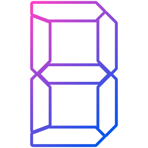 Letter b Generic gradient outline icon